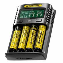 UM4 , 18650/21700, Intellicharge V2, USB-C с QC-входом на 4*АКБ, Совместим с Li-ion/IMR и Ni-MH/Ni-Cd