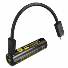 NL1836R, li-ion, 3.6 В, 3600 мАч, 3 А (12.96Wh), USB-C, 18650